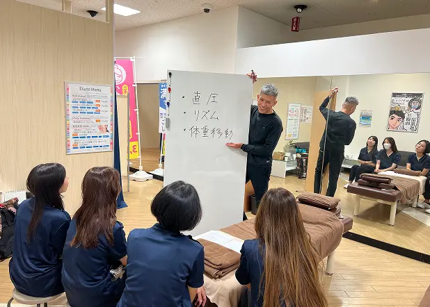 技術修正・実践練習・店舗オペレーション（約５日間）